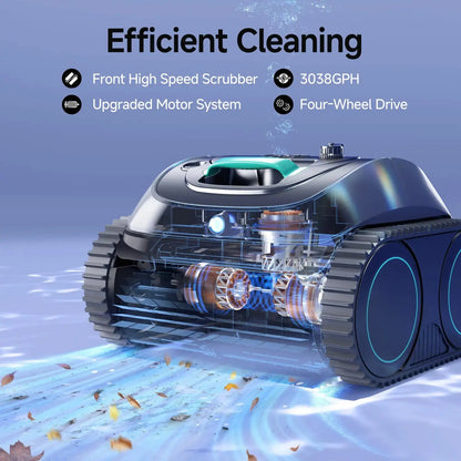 WYBOT C1 Cordless Robotic Pool Cleaner – Floor, Walls & Waterline