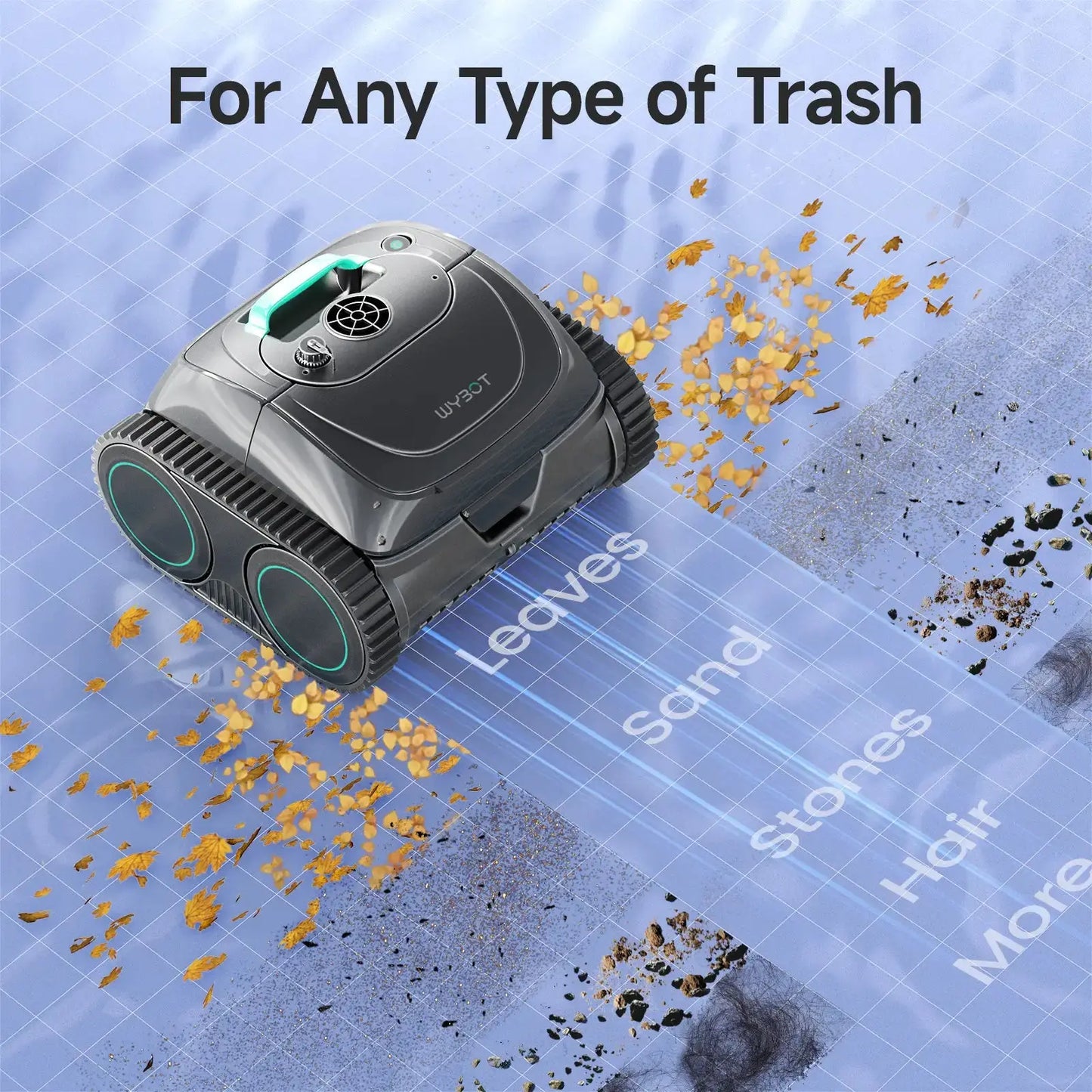 WYBOT C1 Cordless Robotic Pool Cleaner – Floor, Walls & Waterline