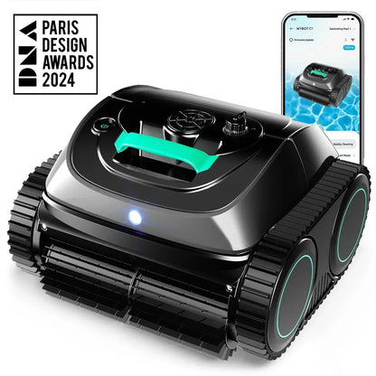 WYBOT C1 Cordless Robotic Pool Cleaner – Floor, Walls & Waterline