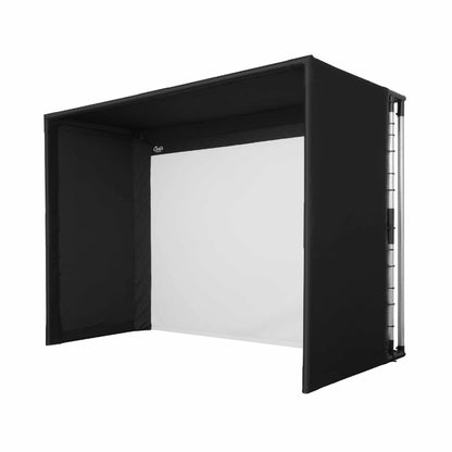 Carl's Place PRO Golf Simulator Enclosure Kit with Premium Impact Screen 10'H × 15.5'W × 15'D | Model: pgec2-pm-10x15-5x15