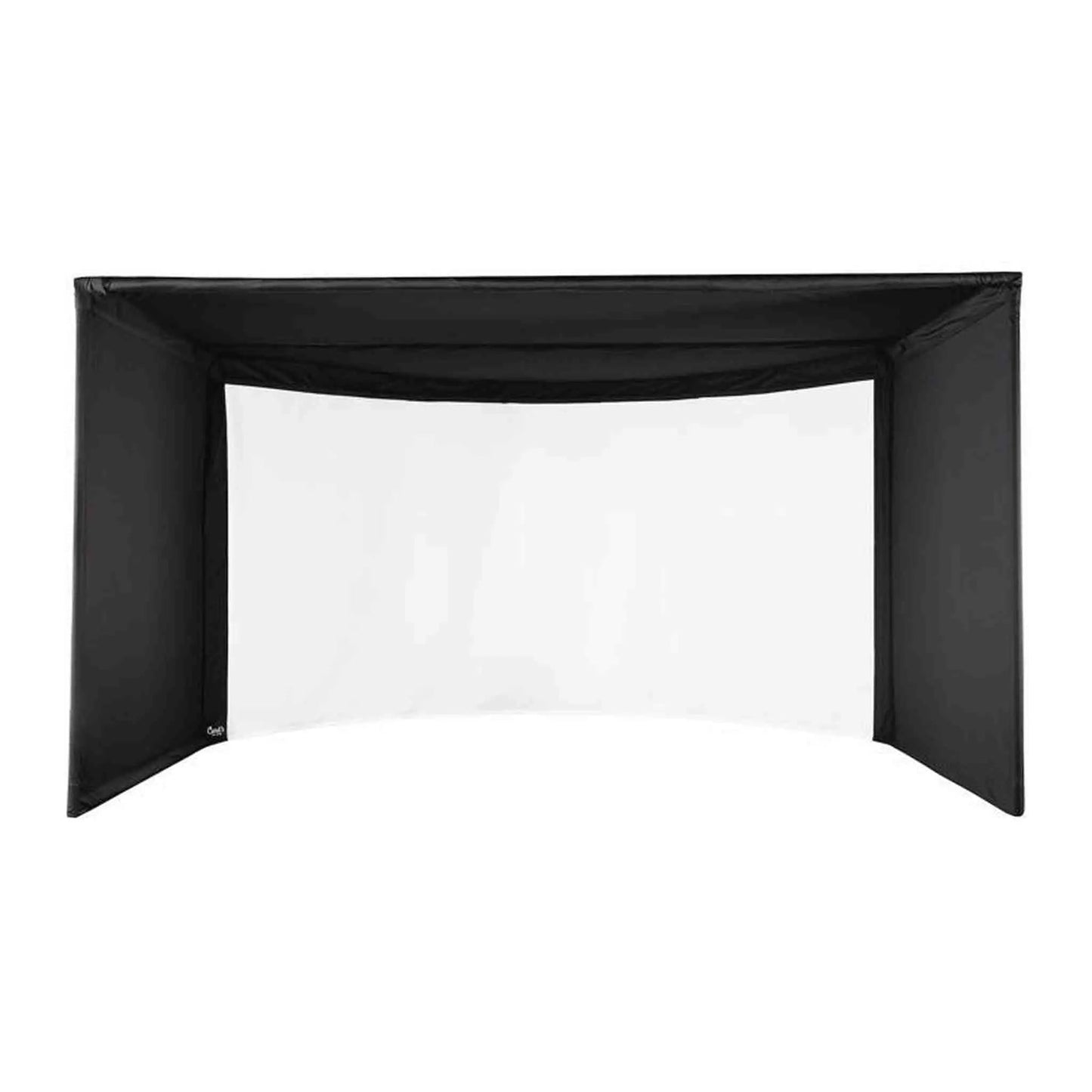 Carl's Place Curved Golf Simulator Enclosure Kit with Premium Golf Impact 10'H × 17'W × 15'D | Model: cge-10x17x15