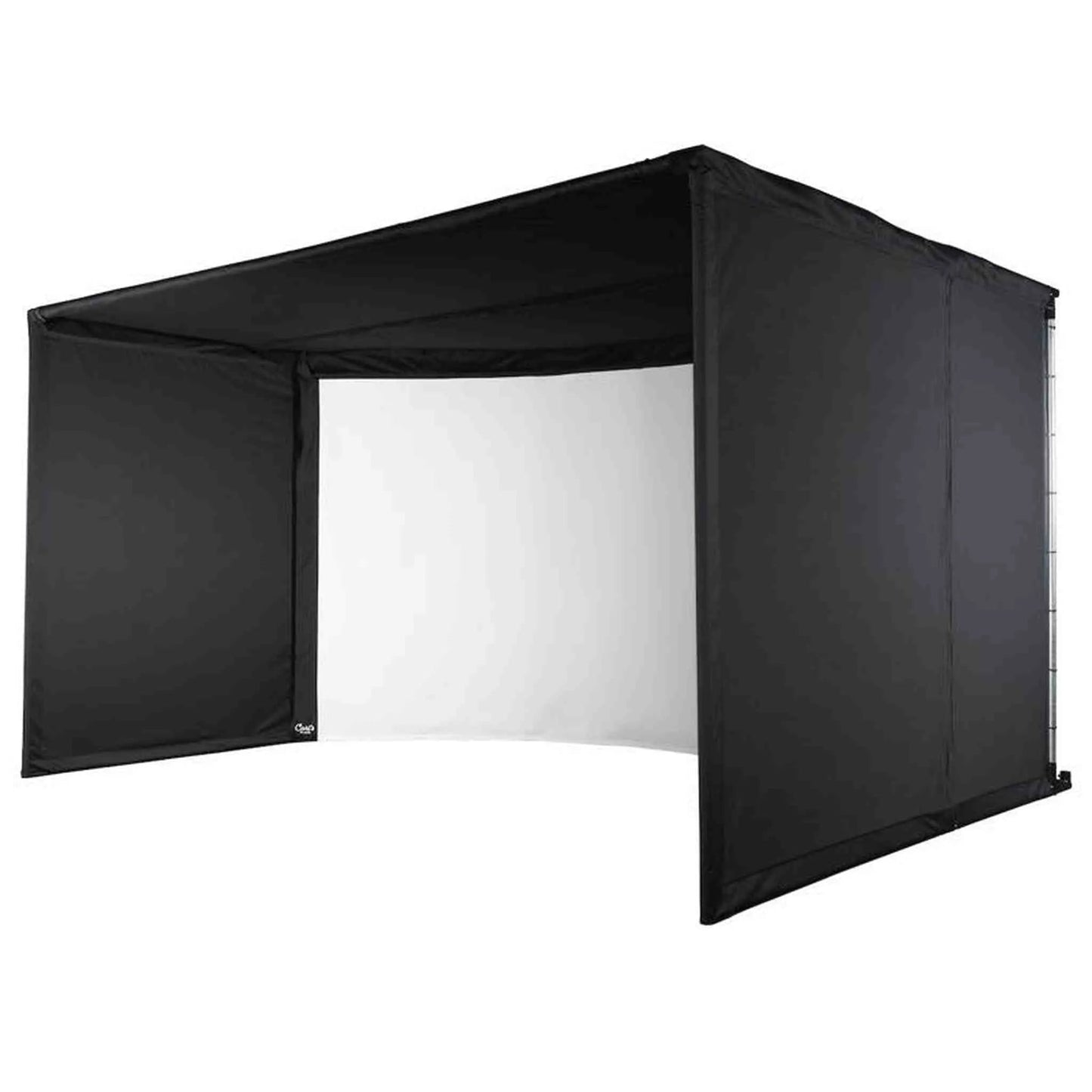 Carl's Place CURVED Golf Simulator Enclosure Kit with Premium Impact Screen 9'H × 14'W × 15'D | Model: cge-9x14x15