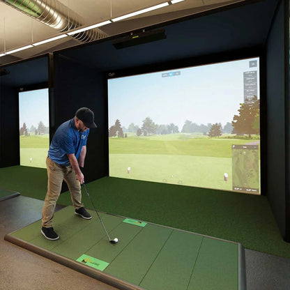 Carl's Place DIY Golf Simulator Enclosure Kit with Premium Impact Screen 7.7x10 | Model: gekc2-pm-7-7x10x5