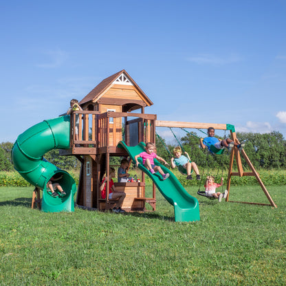 Cedar Cove Swing Set