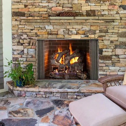 Majestic Cottagewood 42” Wood Fireplace | Weatherproof Design | ODCTGWD-42