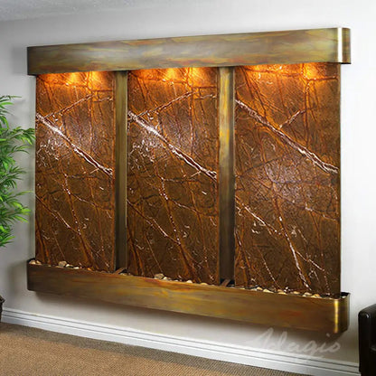 Adagio Deep Creek Falls Indoor Wall-Mounted Water Fountain (AWF-DCFR1540)
