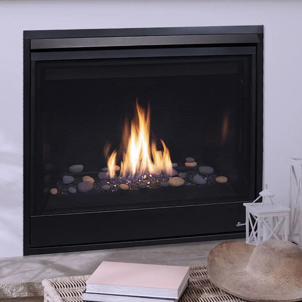 Superior Gas Fireplace 40-Inch DRC3040 Contemporary Electronically Ignited Direct Vent