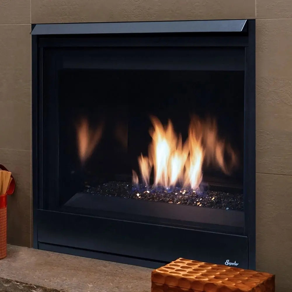 Superior Gas Fireplace 35-Inch DRC3035 Contemporary Electronic Ignition Direct Vent