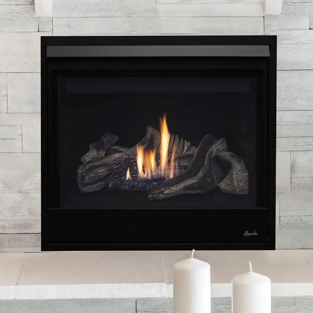 Superior Gas Fireplace 35-Inch DRC3035 Contemporary Electronic Ignition Direct Vent