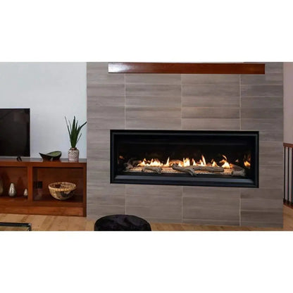 Superior Gas Fireplace DRL3555 55-Inch Linear Electronic Ignition Remote Crushed Glass Media