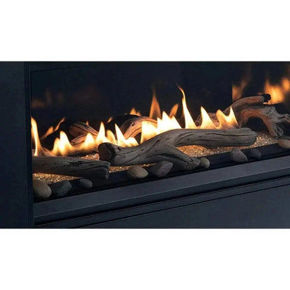 Superior Gas Fireplace 35-Inch DRL3535 Linear Electronic Ignition Remote Crushed Glass Media