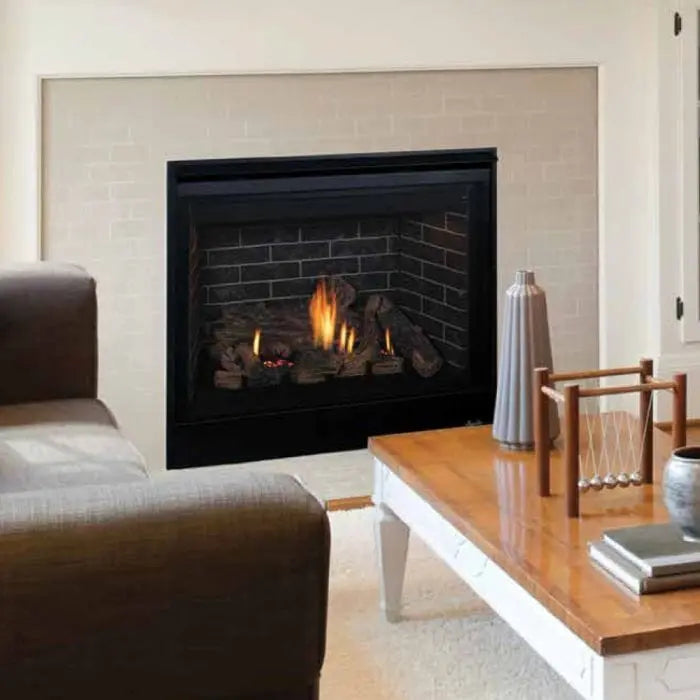 Superior Gas Fireplace 40-Inch DRT3540 Traditional Electronic Ignition Remote Charred Oak LV74