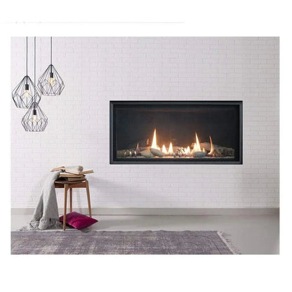 Empire Gas Fireplace Loft Direct Vent 36" Linear Crushed Glass ECSL036