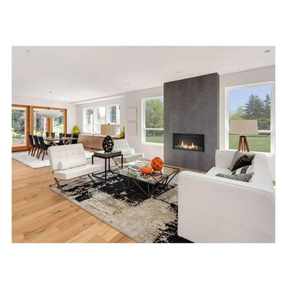 Empire Gas Fireplace Loft Direct Vent 36" Linear Crushed Glass ECSL036