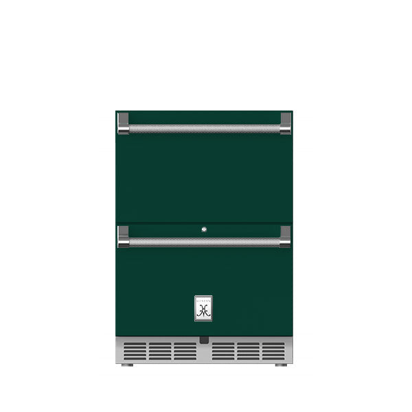 Hestan 24″ Outdoor Refrigerator Drawer and Freezer Drawer With Lock - GRFR24