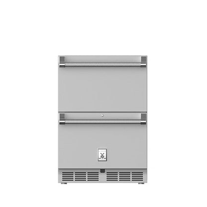 Hestan 24″ Outdoor Refrigerator Drawers With Lock - GRR24