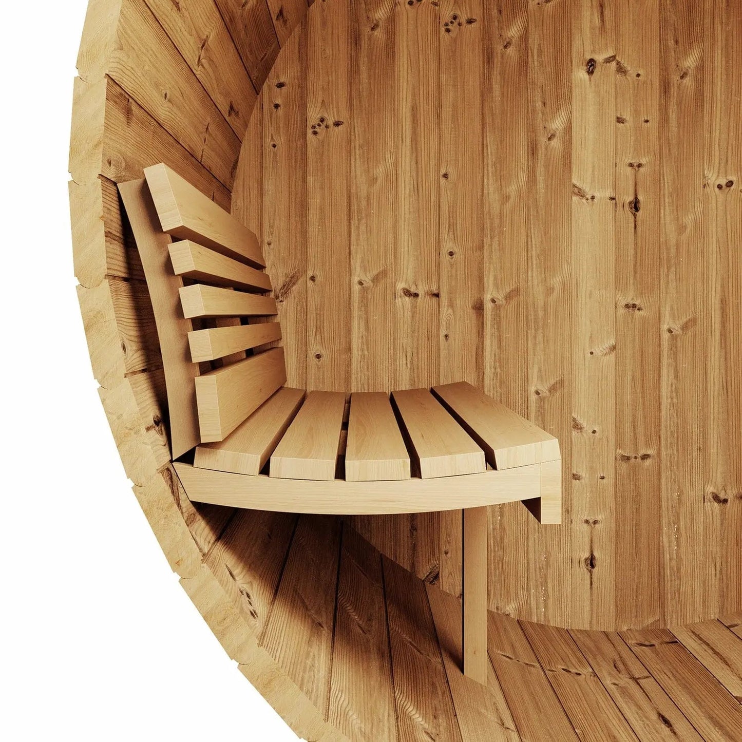 SaunaLife 3-person Outdoor Barrel Sauna - Model E6 | AQVINA World