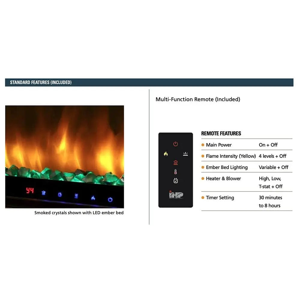 Superior Electric Fireplace Built-In Linear ERL2000