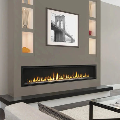 Majestic Echelon II 72" Direct Vent Gas Fireplace | 58,000 BTU | IntelliFire Touch | ECHEL72IN-C