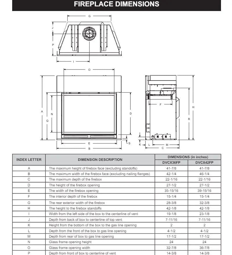 Empire Gas Fireplaces Madison Clean-Face Luxury Direct Vent 36" ECF36DF