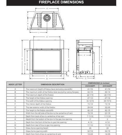 Empire Gas Fireplaces Madison Clean-Face Luxury Direct Vent 36" ECF36DF