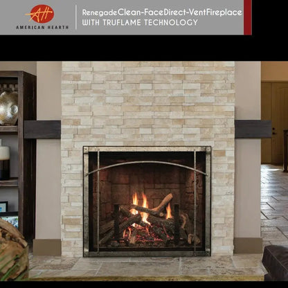 Empire Rushmore 40" Clean-Face Direct-Vent Gas Fireplace | DVCT40CBP95