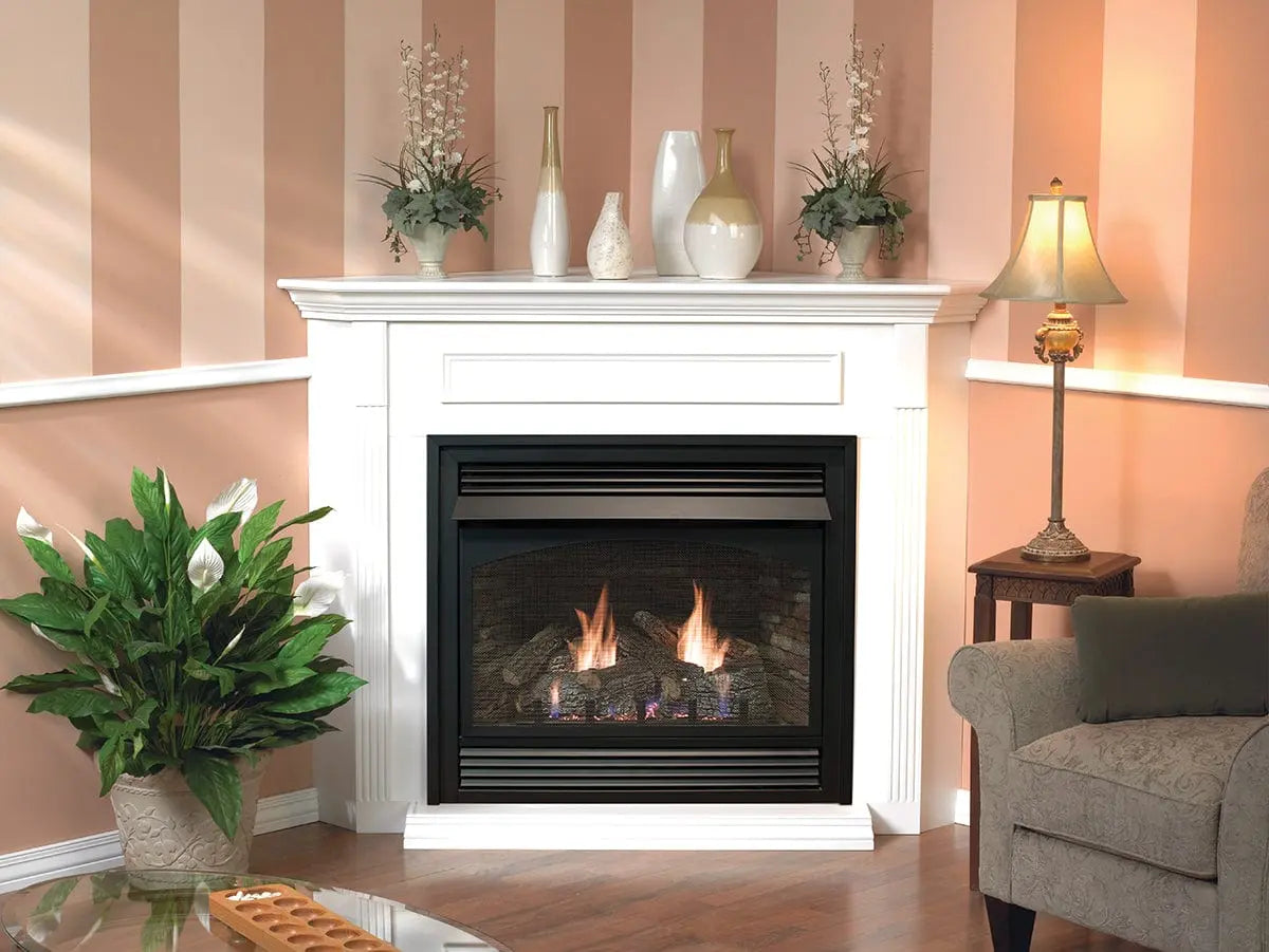 Empire Vail Premium Peninsula 36" Vent-Free Gas Fireplace | VFP36PP32E
