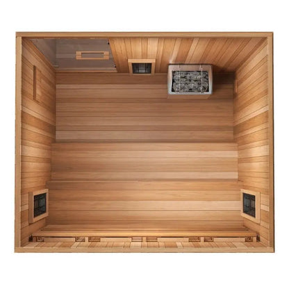 Finnmark 4-Person Trinity XL Infra-Steam Home Infrared Sauna FD-5 | AQVINA World