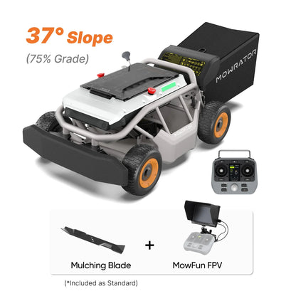 Mowrator S1 4WD Indoor Yard Care Bundle | S1 4WD Lawn Mower+MOWFUN FPV