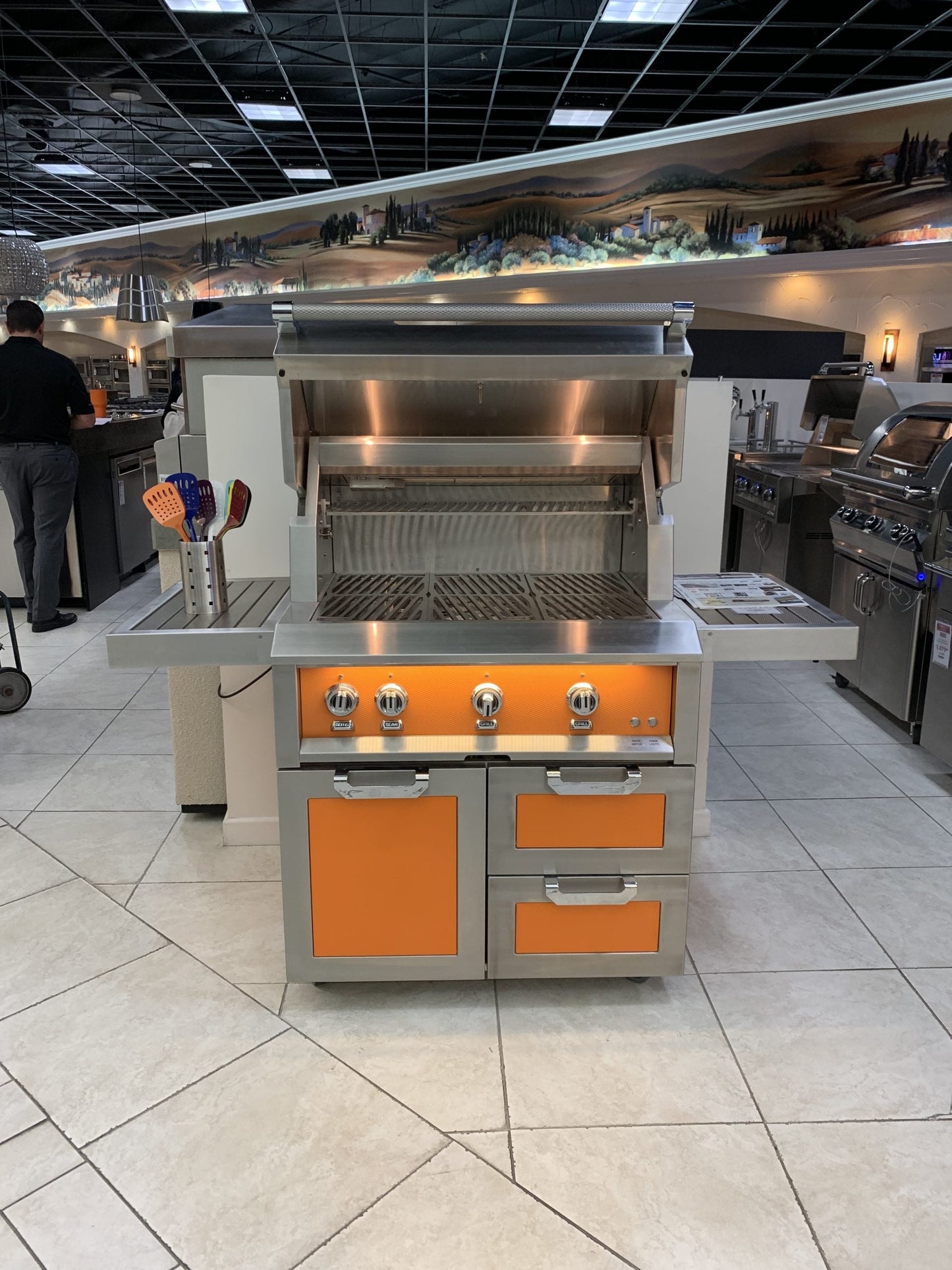 Hestan 36″ Outdoor Tower Cart with Door/Drawer Combo - GCR36