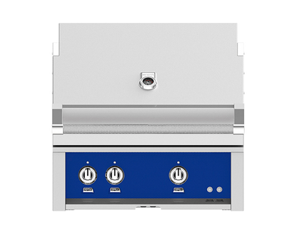 Hestan 30" Outdoor Built-In Grill with 2 Trellis Burners & Rotisserie Kit - GABR30