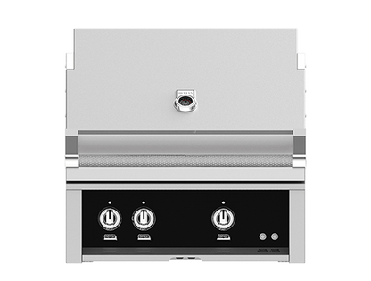 Hestan 30" Outdoor Built-In Grill with 1 Trellis Burner, 1 Sear Burner & Rotisserie Kit - GMBR30