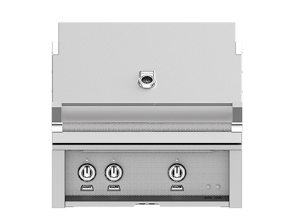 Hestan 30" Outdoor Built-In Grill with 1 Trellis Burner, 1 Sear Burner & Rotisserie Kit - GMBR30