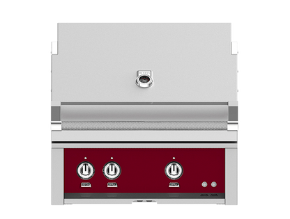 Hestan 30" Outdoor Built-In Grill with 2 Trellis Burners & Rotisserie Kit - GABR30