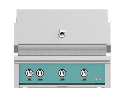 Hestan 36" Outdoor Built-In Grill with 2 Trellis Burner, 1 Sear Burner & Rotisserie Kit - GMBR36