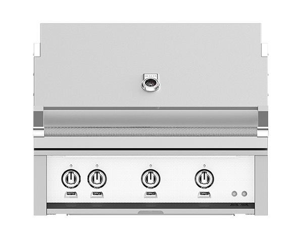 Hestan 36" Outdoor Built-In Grill with 2 Trellis Burner, 1 Sear Burner & Rotisserie Kit - GMBR36