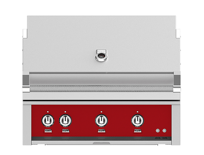 Hestan 36" Outdoor Built-In Grill with 2 Trellis Burner, 1 Sear Burner & Rotisserie Kit - GMBR36