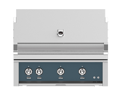 Hestan 36" Outdoor Built-In Grill with 2 Trellis Burner, 1 Sear Burner & Rotisserie Kit - GMBR36