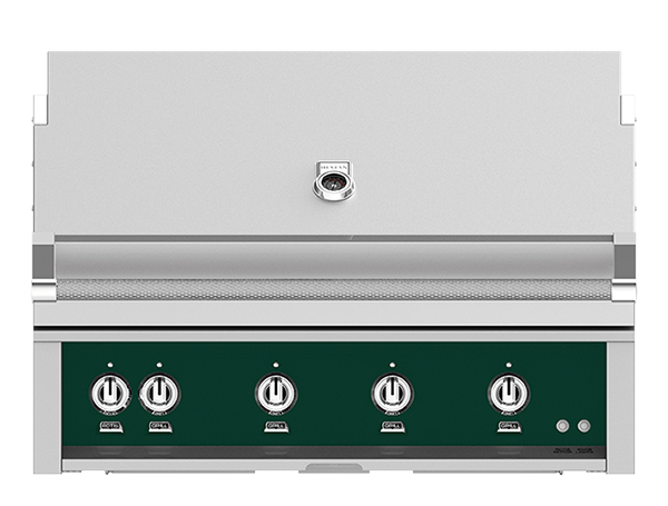 Hestan 42" Outdoor Built-In Grill with 3 Trellis Burner, 1 Sear Burner & Rotisserie Kit - GMBR42