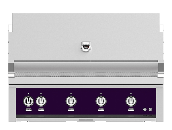 Hestan 42" Outdoor Built-In Grill with 4 Trellis Burners & Rotisserie Kit - GABR42