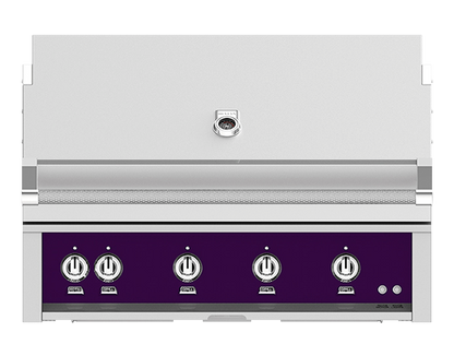 Hestan 42" Outdoor Built-In Grill with 4 Trellis Burners & Rotisserie Kit - GABR42
