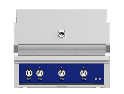 Hestan 36" Outdoor Built-In Grill with 2 Trellis Burner, 1 Sear Burner & Rotisserie Kit - GMBR36
