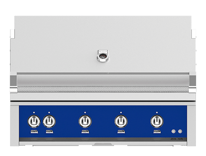 Hestan 42" Outdoor Built-In Grill with 3 Trellis Burner, 1 Sear Burner & Rotisserie Kit - GMBR42