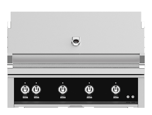 Hestan 42" Outdoor Built-In Grill with 3 Trellis Burner, 1 Sear Burner & Rotisserie Kit - GMBR42