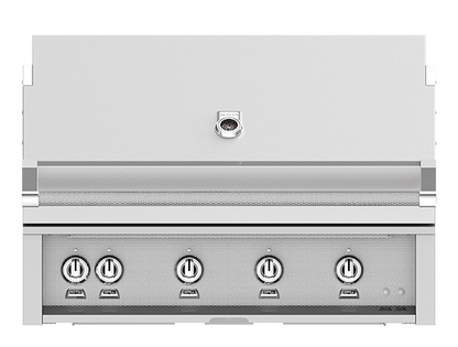 Hestan 42" Outdoor Built-In Grill with 4 Trellis Burners & Rotisserie Kit - GABR42
