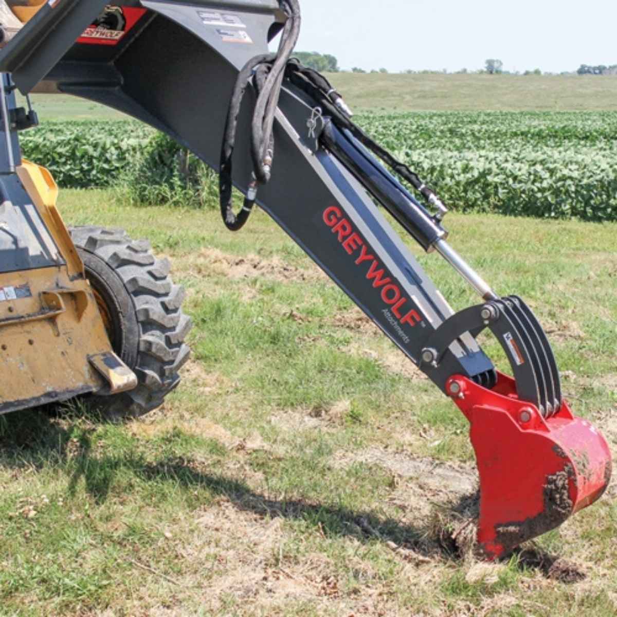 GreyWolf Skid Steer Backhoe