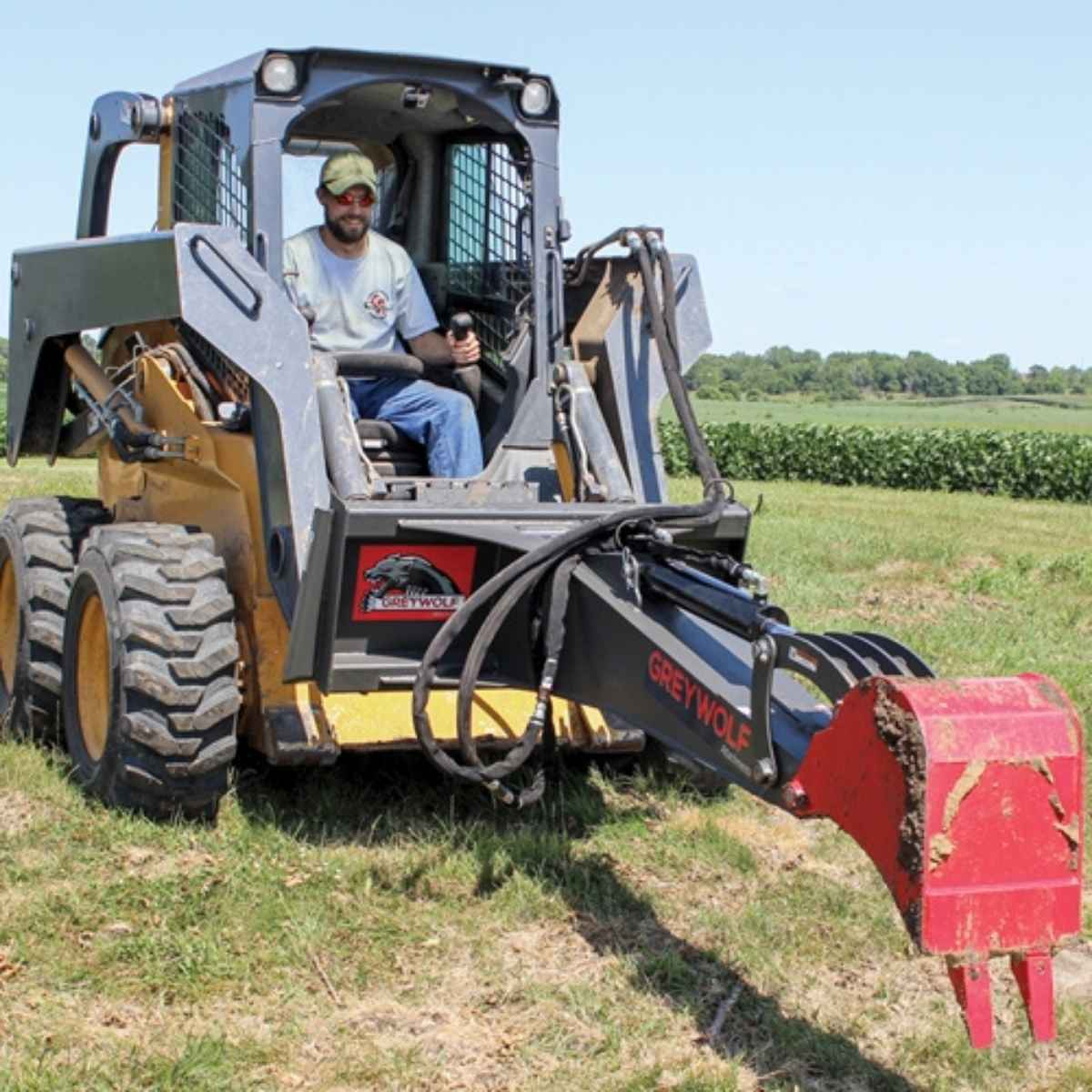 GreyWolf Skid Steer Backhoe