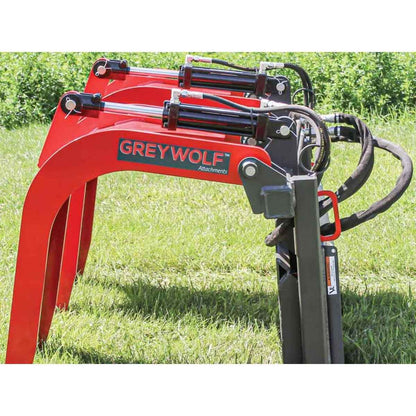 GreyWolf Skid Steer Quick Attach Grapple