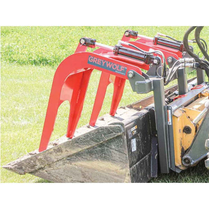 GreyWolf Skid Steer Quick Attach Grapple