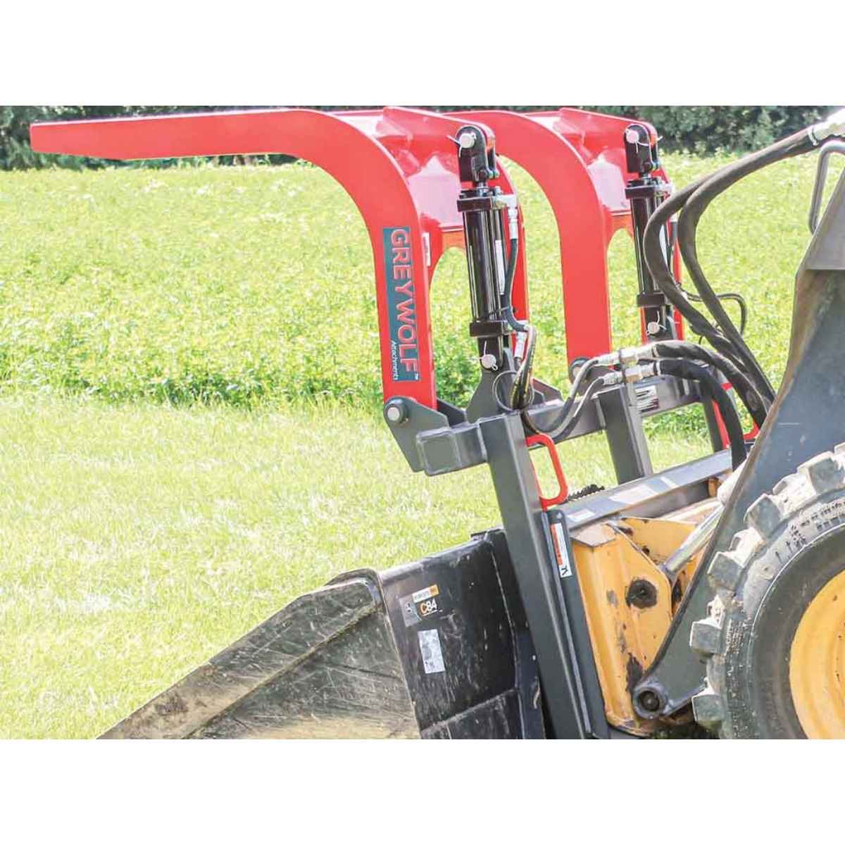 GreyWolf Skid Steer Quick Attach Grapple